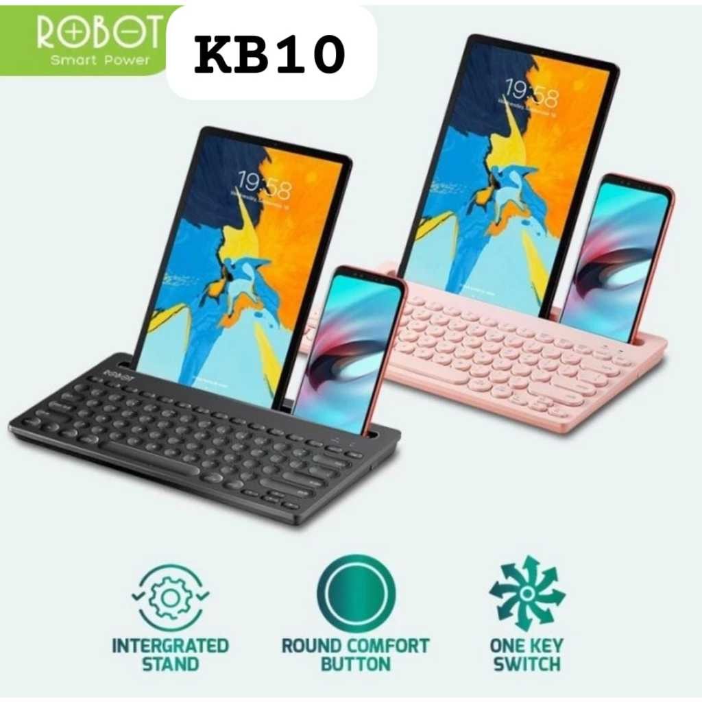 (Moza) Keyboard Mouse Wireless Robot KM3000 Bluetooth Receiver USB