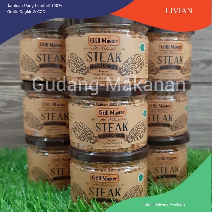 

lv Jay's Grill Master Steak Magic Rub | Bumbu Daging Panggang 70gr