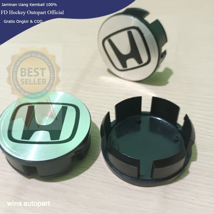 dop roda tutup as roda velg racing honda jazz brio mobilio - crom - crom