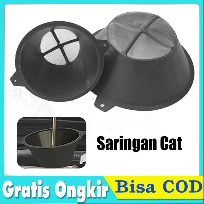 Cat Mesh Saringan Cat Filter Corong / plastik Paint Filter Strainer cat menyaring