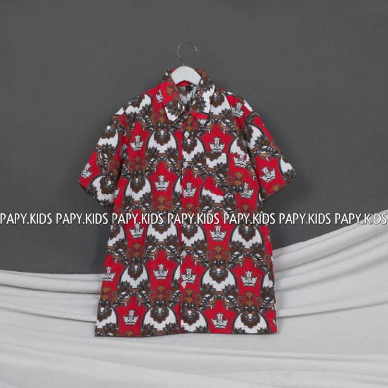 Baju Batik SD motif Sriwedari / Seragam Batik SD anak bangsa