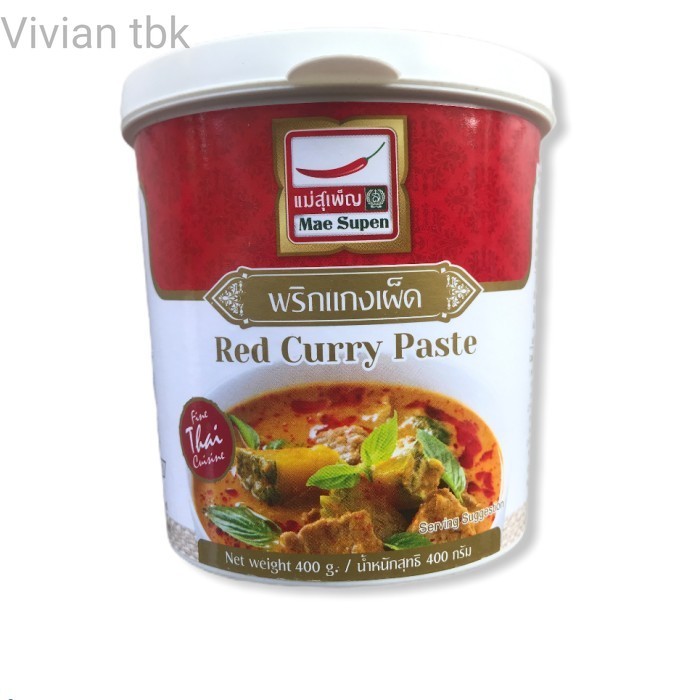 

vv Mae Supen Red Curry Paste 400g