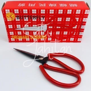 

Gunting Potong Bahan Kain Kodok Swistar Butterfly Merah