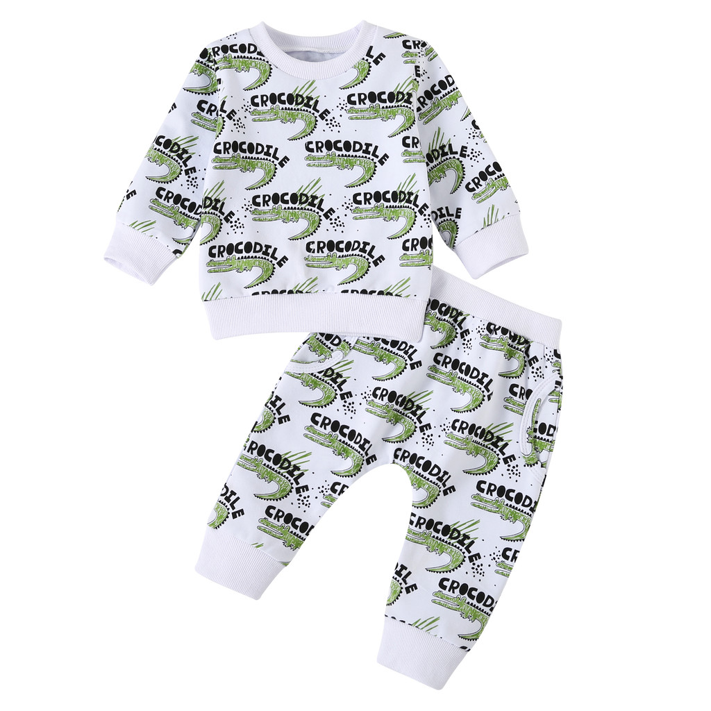 

Newborn baby boy Infant Long sleeve + pants +2pcs/set jumpsuit baby boy playsuit outfits baby boy clothes baby boy clothing