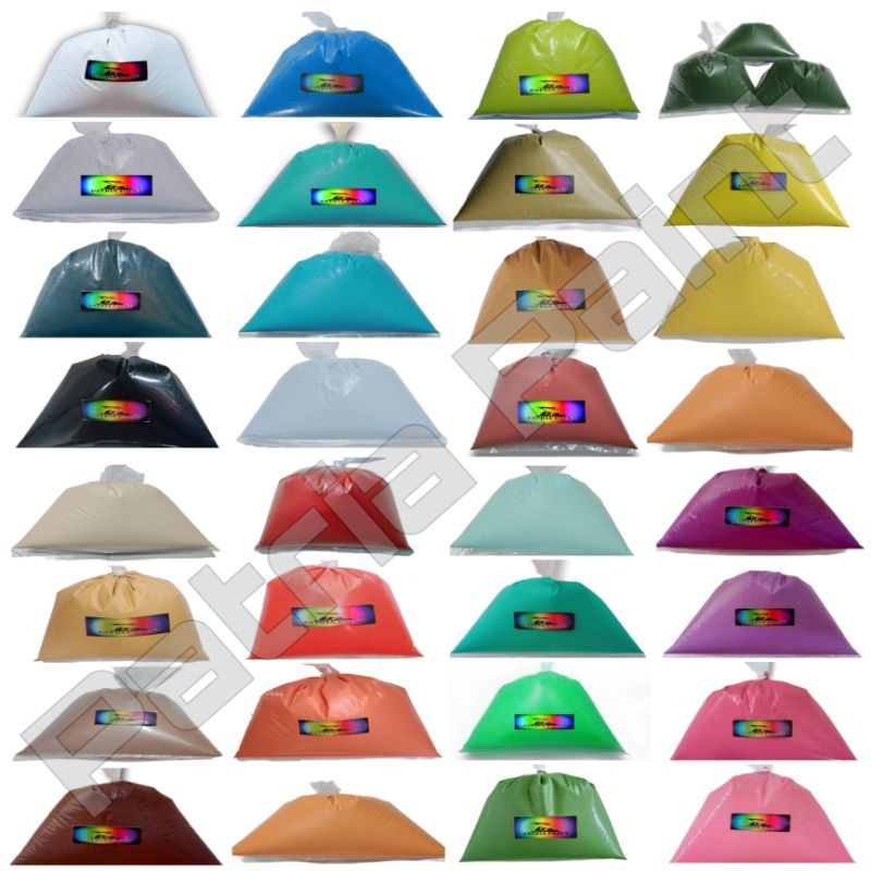 Cat Tembok Kiloan Super 1KG Patria Paint warna putih salju pink biru tosca grey abu-abu blue white s