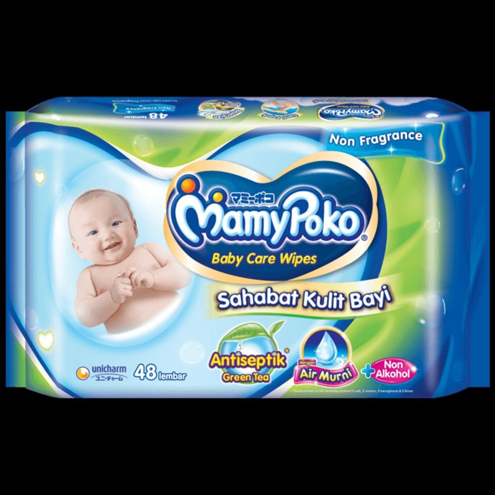 Mamypoko Baby Care Wipes Antiseptik (Non Fragrance)