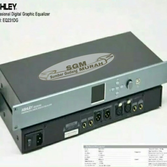 AGEN Equaliser Digital Ashley EQ 231 DG Original Produk EQ231DG