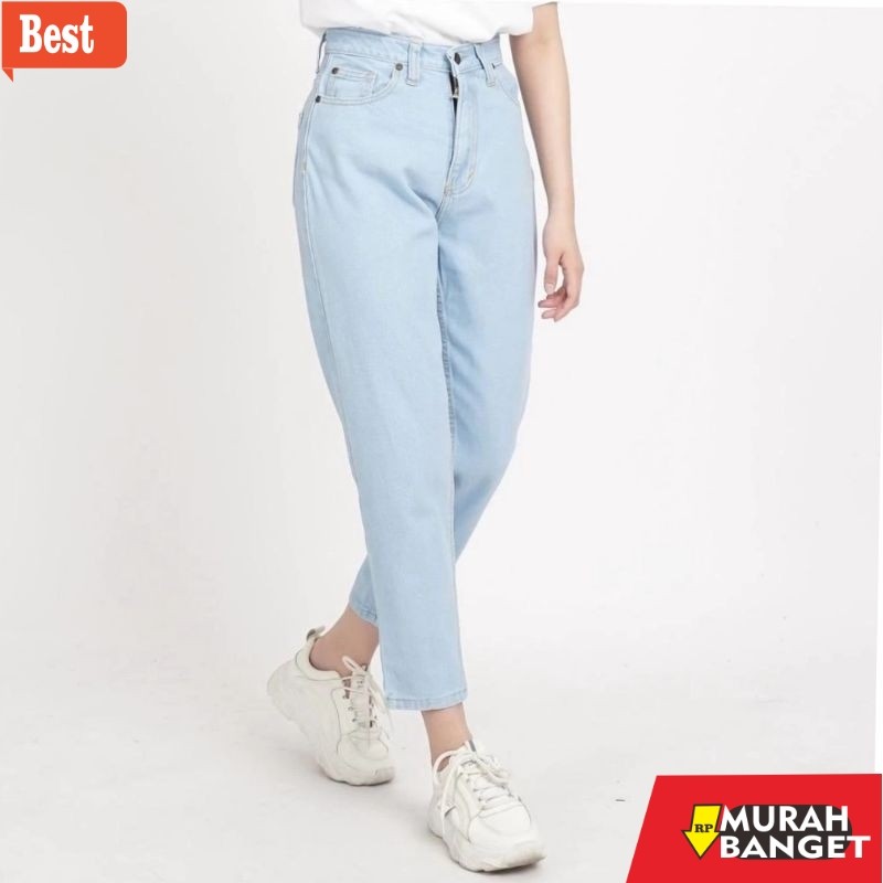 celana jeans wanita terbaru HIGHWAIST CELANA JEANS WANITA//CELANA PANJANG WANITA BOYFREN KEKINIAN