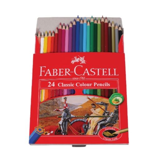 

PENSIL WARNA FABER CASTEL ISI 24 WARNA