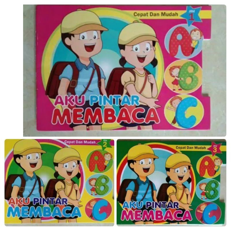 

BUKU AKU PINTAR MEMBACA JILID 1,2,3