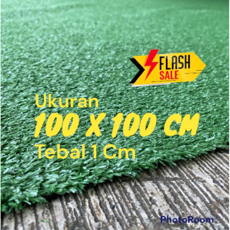 KARPET RUMPUT SINTETIS SWISS 10 MM UNTUK HIASAN DEKORASI TAMAN