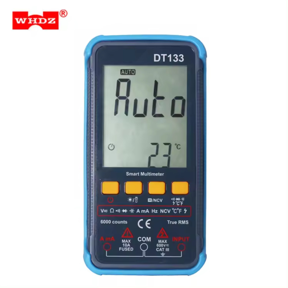 

WHDZ Digital Multimeter Portable NCV Voltage Tester 600V - DT133 - AH