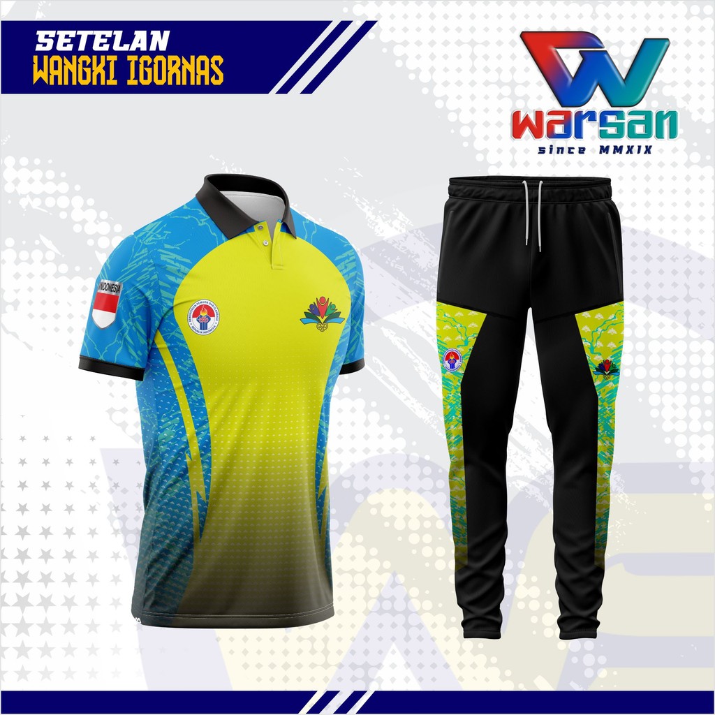 SERAGAM OLAHRAGA IGORNAS / SETELAN IGORNAS / WANGKI IGORNAS SET / POLO GURU OLAHRAGA / WARSAN SET