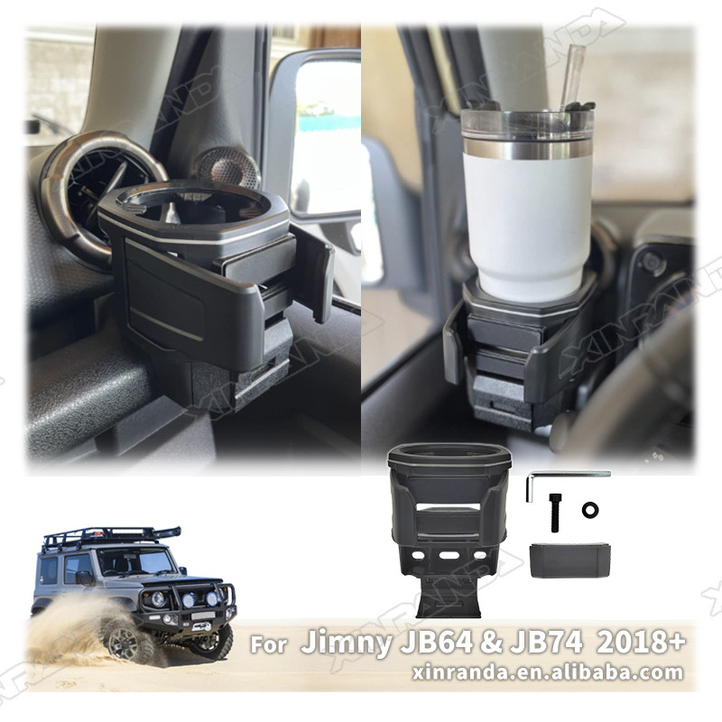 Water Cup Holder for Suzuki Jimny Sierra JB74 JB64 Drink Bottle Smartphone Phone Cup Stand 2019 2020