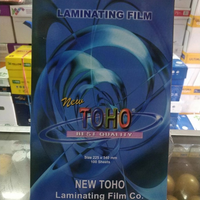 

Laminating Film New Toho F4 isi 100 lembar