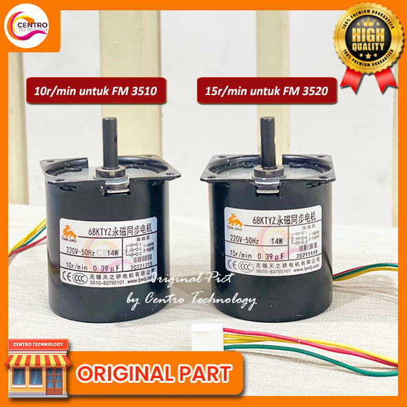 

Dinamo Mesin Laminating A3 FM-3510 | Dinamo Motor Laminating A3 - 10r/min
