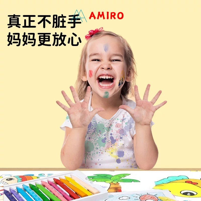 

Crayon Sekolah Murah 12 Warna / Krayon Plastic Oil Pastel 12 / Oil Pastels Plastik tidak beracun