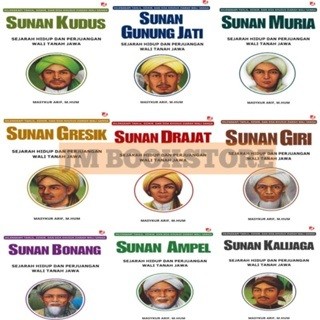 Buku Seri Wali Songo Sejarah Hidup dan Perjuangan Wali Tanah Jawa (Sunan Kalijaga,Sunan Kudus,Sunan 