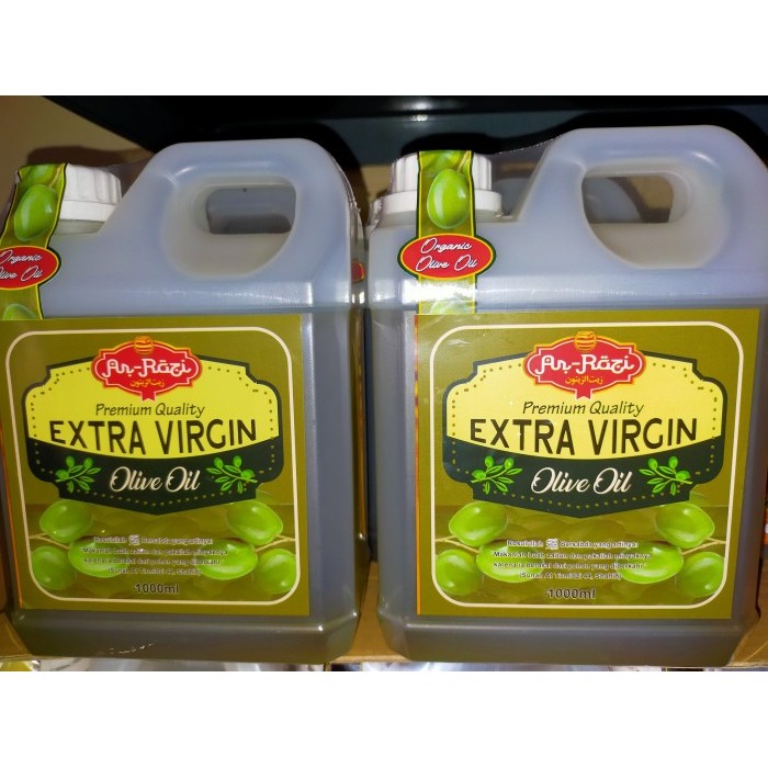 

Minyak Zaitun Olive Oil Extra Virgin Ar-Rozi 1kg