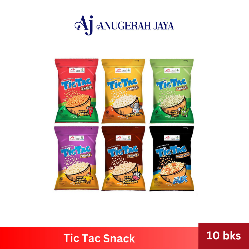 

TicTac Snack 10 bks @ 14 gram tik tak
