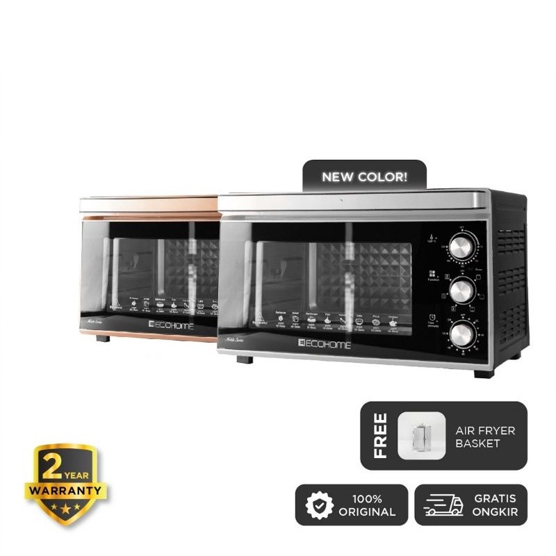 Ecohome Elektrik Oven Noble Series 48L / Oven Listrik Ecohome EON888 / ECOHOME EON 888 48 Liter