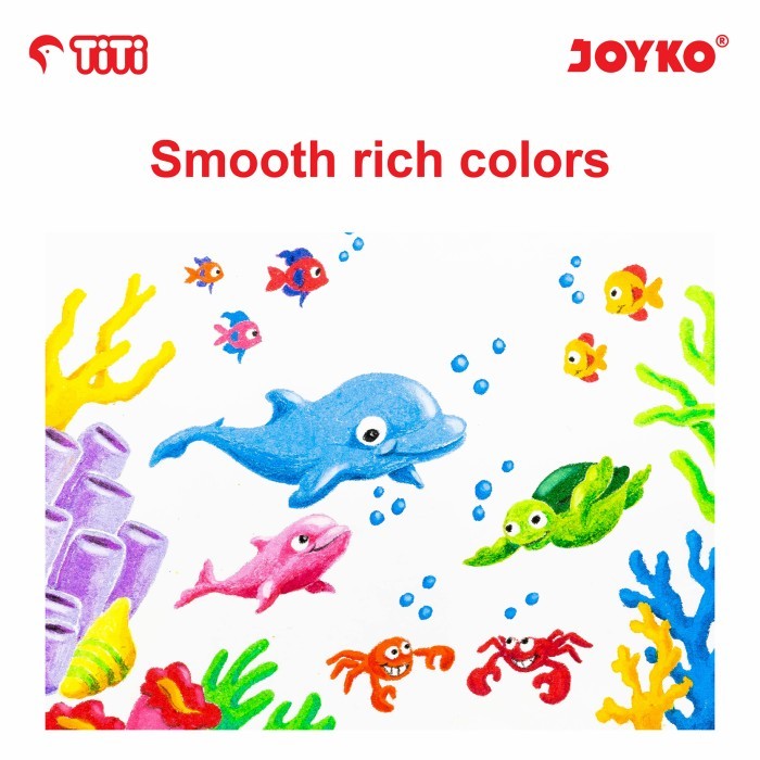 

Joyko TITI Crayon Oil Pastel / Krayon Minyak Joyko 36 Warna OP-36S