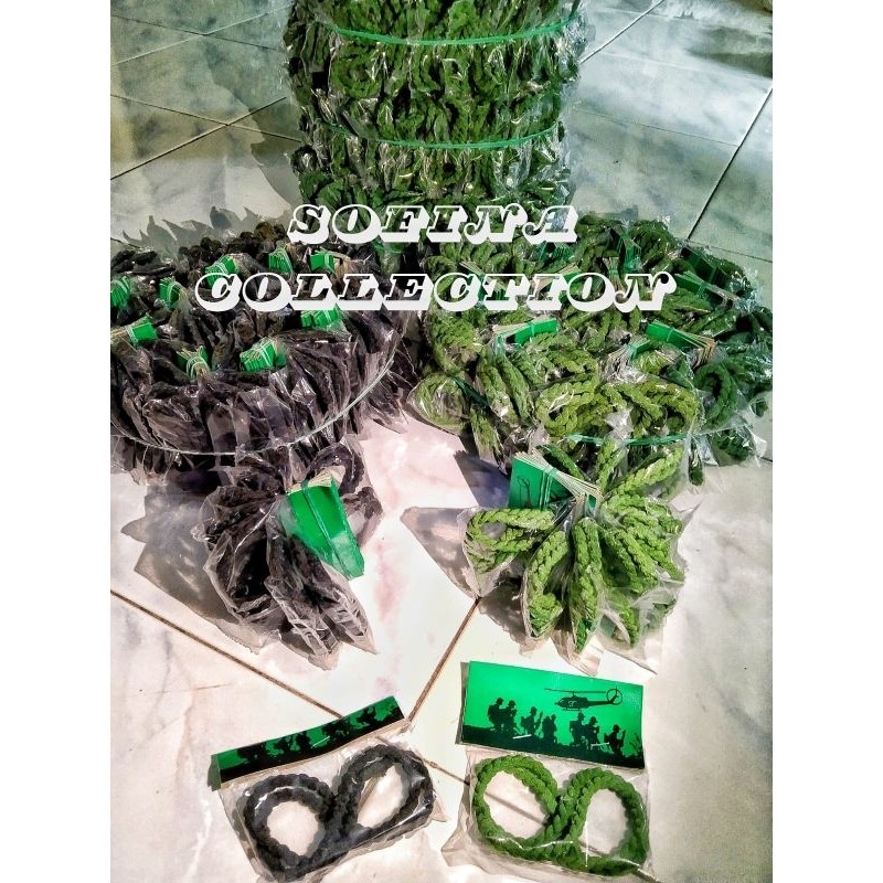 Tali Komando|Tali PDL|Karet Kaki TNI - TALI KARET CELANA PDL