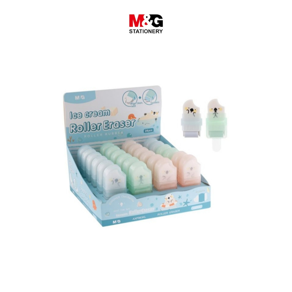 

Roller Eraser M&G SUMMER CHACHACHA Roller Rubber #AXP963KL Penghapus Karet DUSTLESS WIPE CLEAN Satuan SHESB