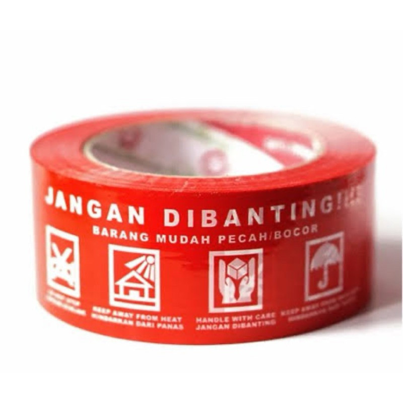 

LAKBAN FRAGILE MERAH 100 YARD