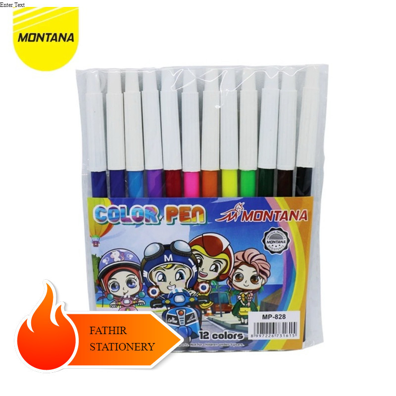

MONTANA SPIDOL 12 WARNA MP-828 - ISI 12 PCS/PACK