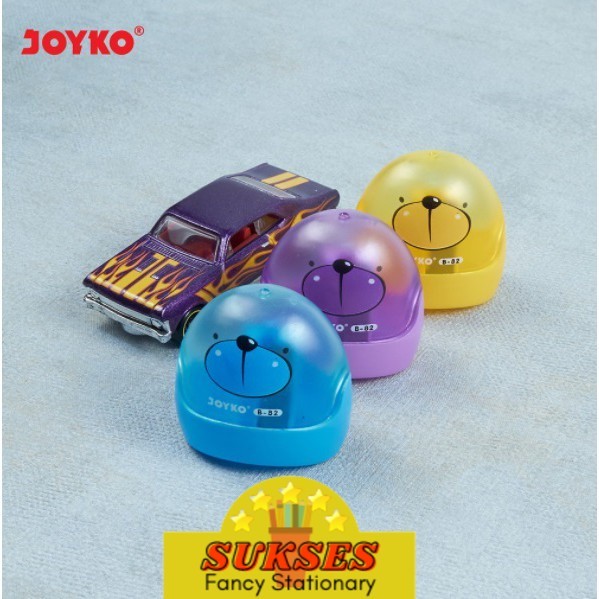 

Sharpener Rautan Serutan Joyko B-82 Beruang Goyang harga per box isi 24 biji