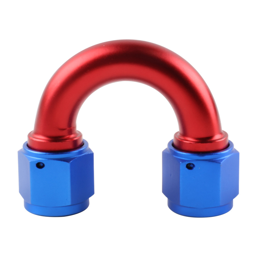 0/45/90/180 degree AN10 Female Swivel Coupler Union Fitting Oil Fuel Hose Line