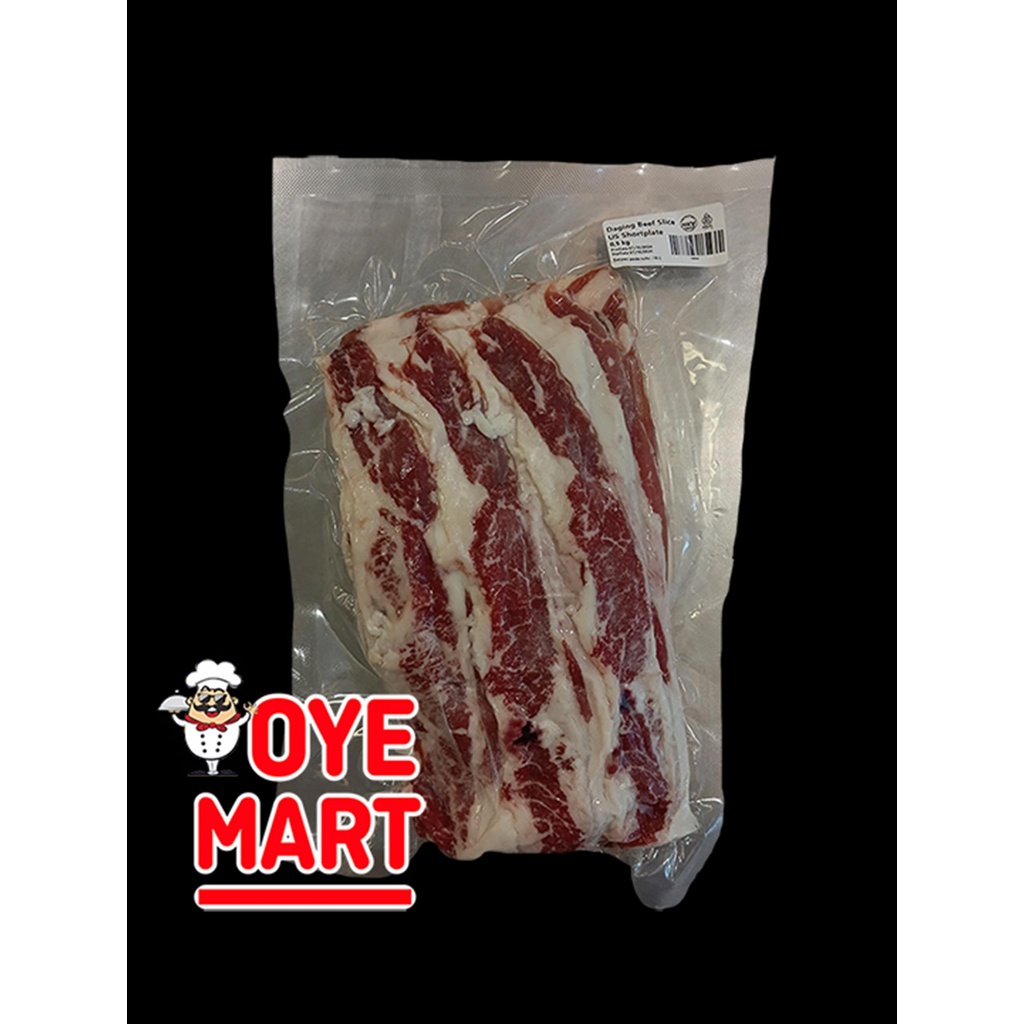 

(GP) BEEF SLICE DAGING SHORTPLATE US PREMIUM 500GR / DAGING SLICE / DAGING FRESH