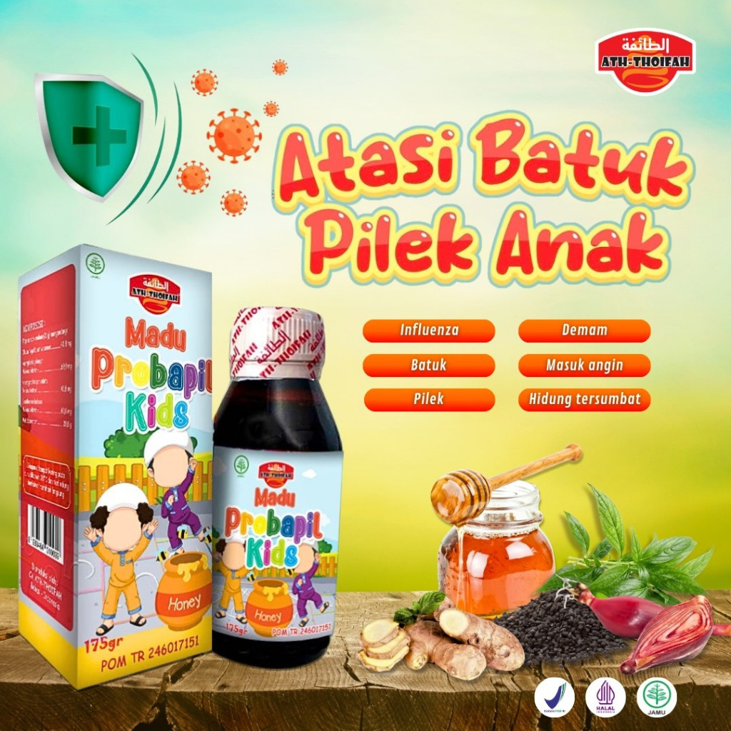 

Madu Anak Probapil Kids Ath Thoifah 175gr I MADU ANAK KIDS