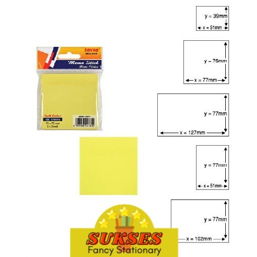 

Memo Stick Sticky Note Kertas Memo Memo Tempel Joyko Mms-0657