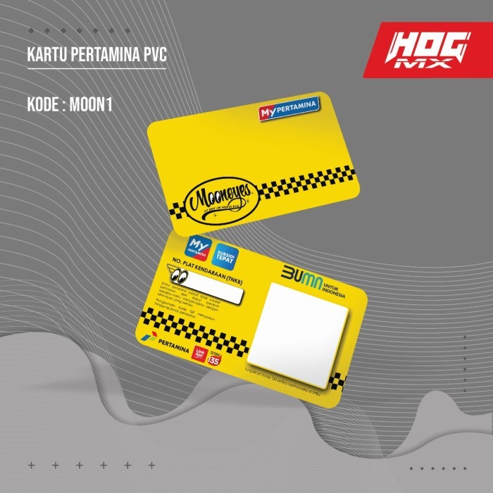 

Cetak Kartu My Pertamina MOONEYES Custom Bahan PVC Print UV Awet Anti Air dan Tidak Luntur Kualitas Terbaik