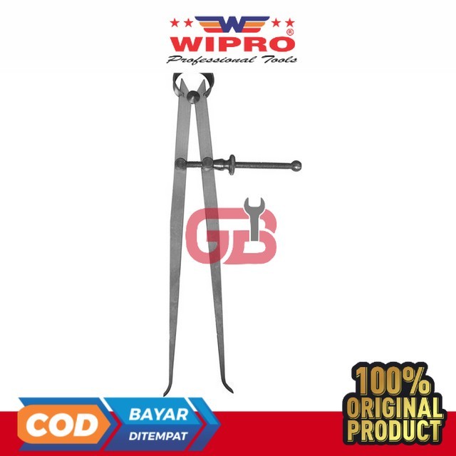 Jangka Bubut Dalam  8" 10" 12" 15" 18" Wipro