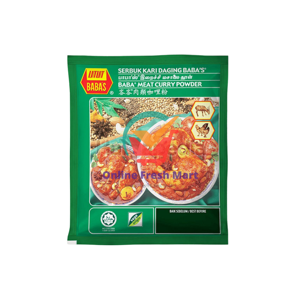 

Babas Meat Curry Powder 500g Bumbu Kari India - Online Fresh Mart Denpasar