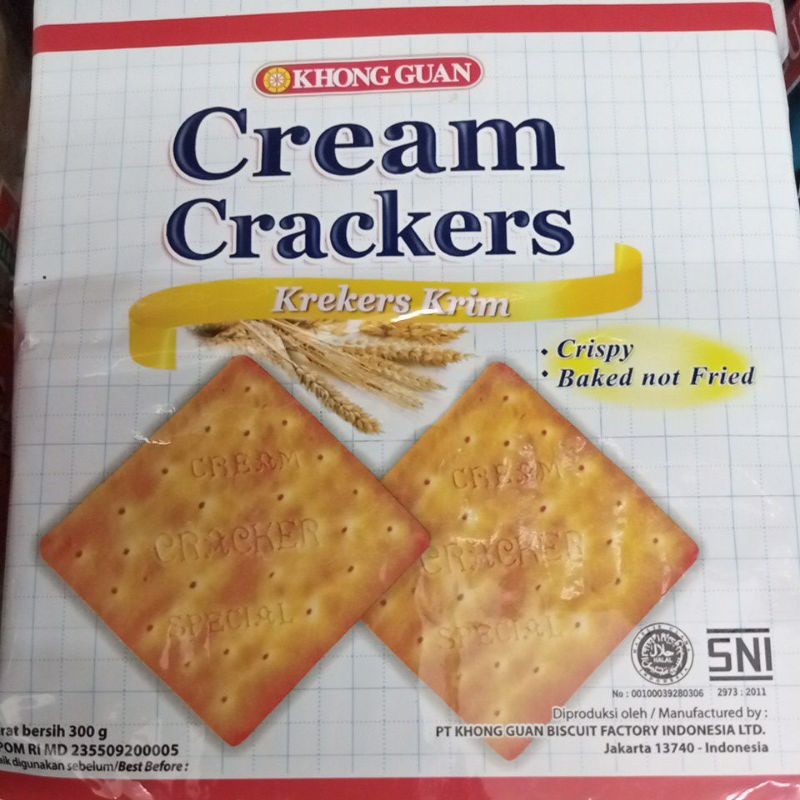 

Kraker Khong Guan Cream Crackers 300 Gram