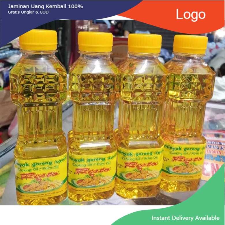 

MINYAK GORENG/MINYAK SAYUR MERK RESTO POUCH 180,RESTO BOTOL 250 ML DAN FITRI BOTOL 200ML - HARGA EKONOMIS - XASANOVA