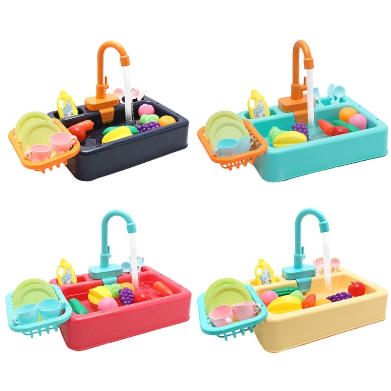 Kitchen Toy PlayHouse Toy Sink Toy Dishwasher Playing Toy Dish Wash Toy