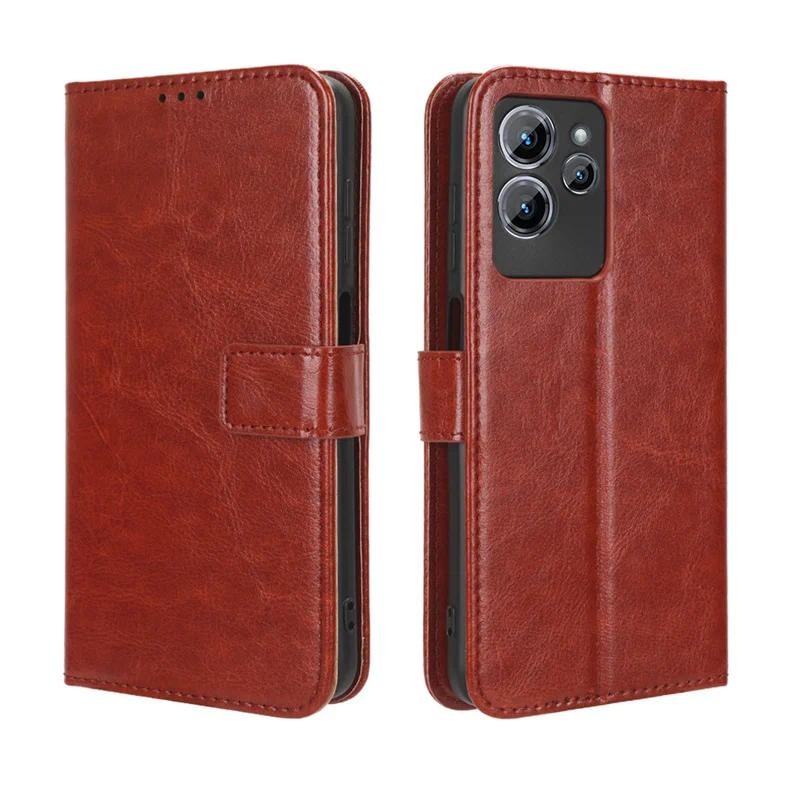 For Oukitel C32 case Luxury calf leather material Leather Cover Skin PU Suitable for OukitelC32 Ouki