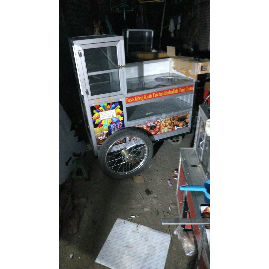 Grobak bakso, Grobak siomay, Grobak cilok