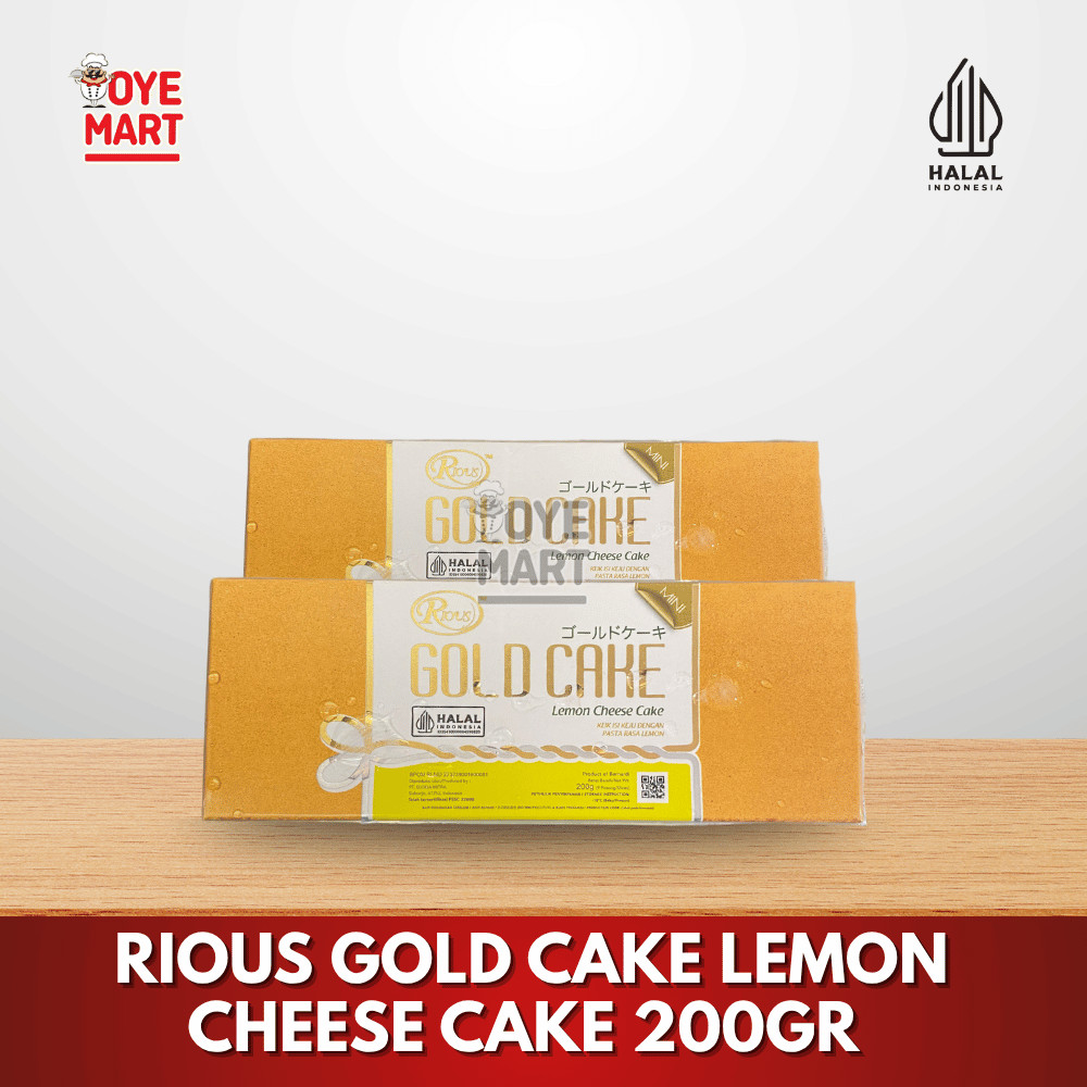 

[Whispers] RIOUS GOLD CAKE JAPANESE CHEESE CAKE 200GR/BOLU SIAP SAJI