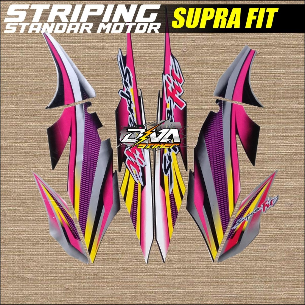 Stiker Striping Motor Honda SUPRA FIT 2004 - List Stiker Standar SUPRA FIT 2004 - Striping Standar H