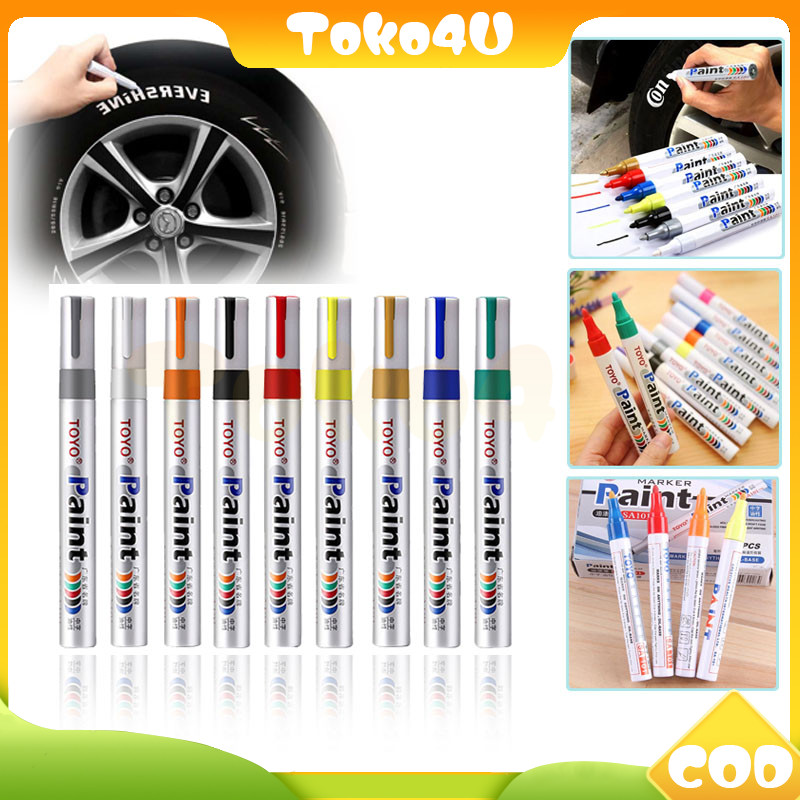 

karet car tyre paint marker /spidol permanen/spidol warna spidol ban/