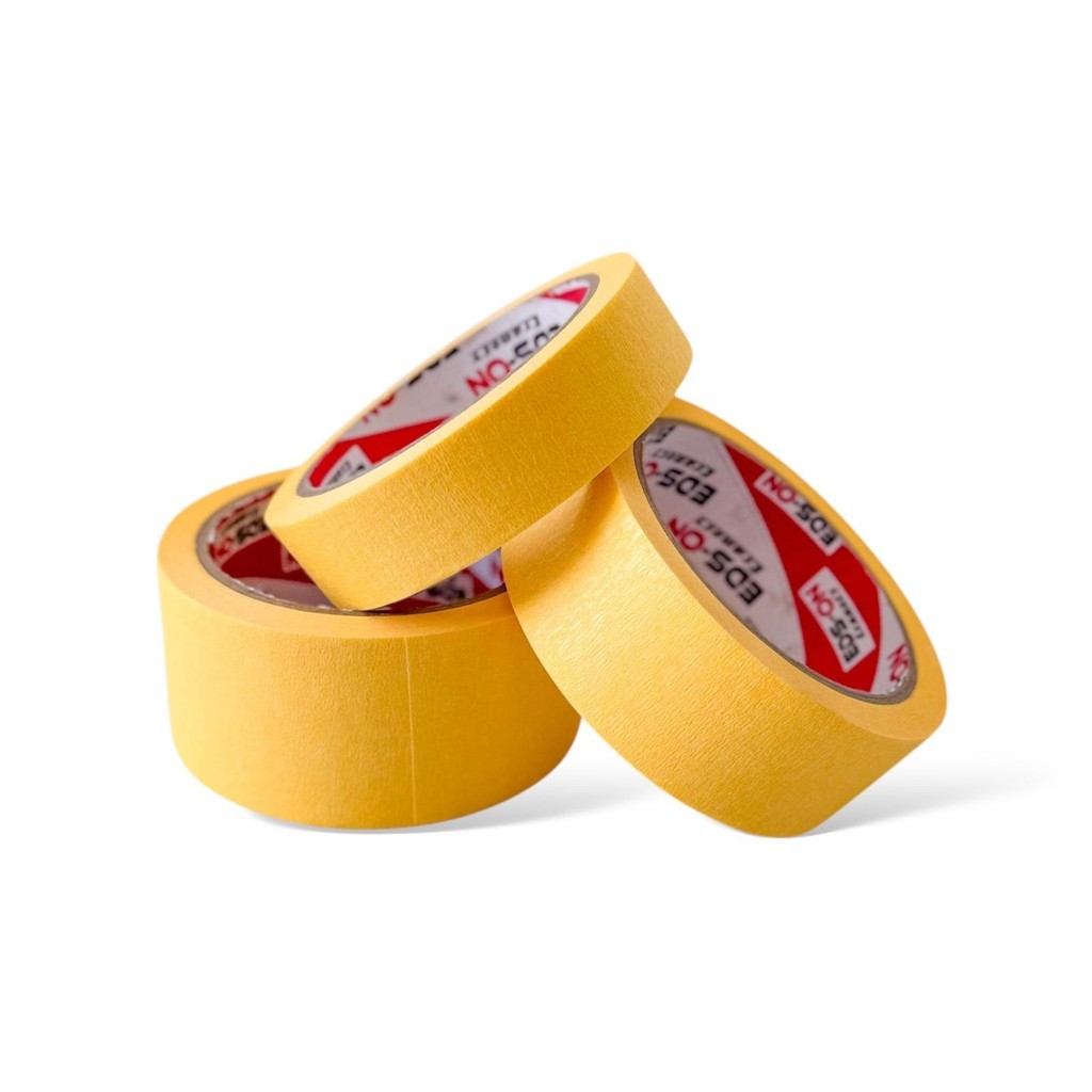 

MASKING TAPE 1 INCH 1.5 INCH 2 INCH / LAKBAN KERTAS KUNING / MASKING TAPE KUNING