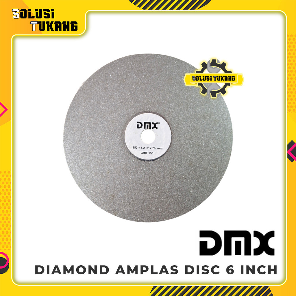 Diamond Amplas Intan 6 inch DMX Mata Asah Batu Akik 6”