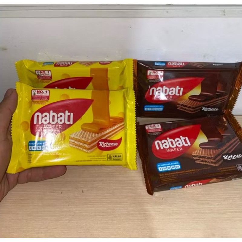 

Nabati Wafer 2000 Coklat dan Keju Perdus Ready isi 60 dan 80 Baca Deskripsi
