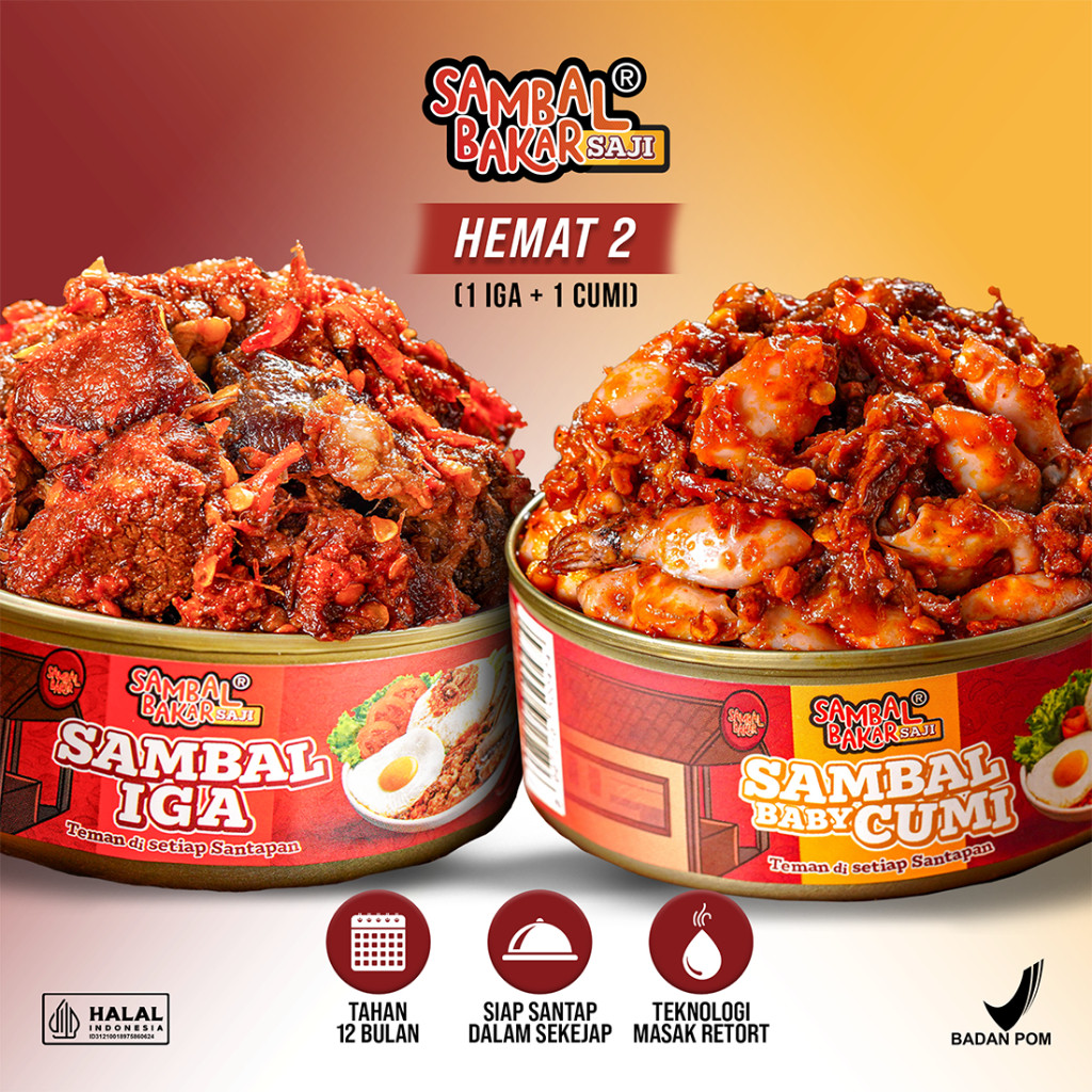 

Terlaris (Iga & Baby Cumi) - Sambal Bakar Saji - Sambal Bakar Indonesia